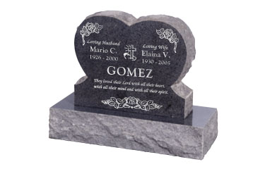 Heart Shaped Tombstones | Heart Headstones | Grave Markers Shaped Like ...